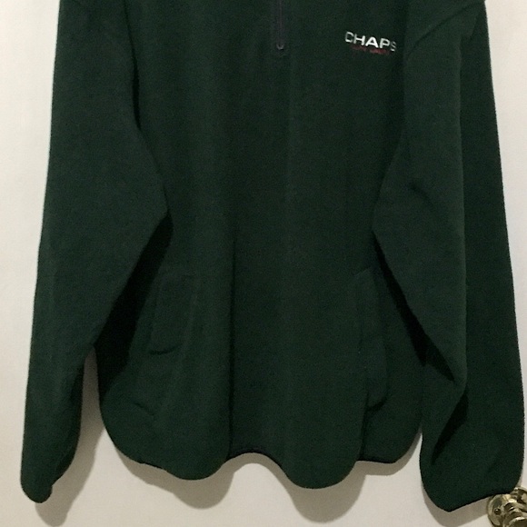 Chap Ralph Lauren Hunter Green Zip Pullover Jacket - Picture 3 of 7